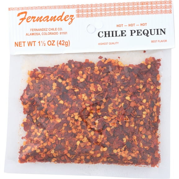 Pack of 12, Fernandez Hot Chile Pequin, 1.5 oz