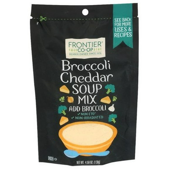 (Pack of 12) Frontier Herb Soup Mix Broccoli Cheddar 4.59 Oz