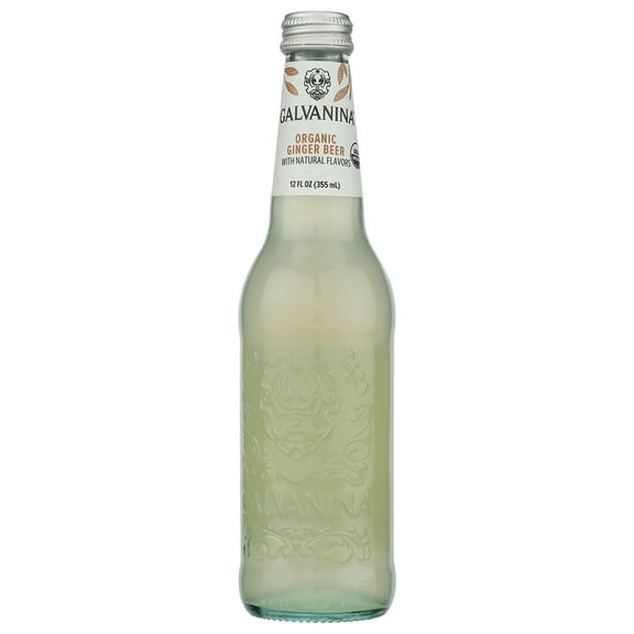 (Pack of 12) Galvanina Organic Ginger Beer Soda 12 fl oz