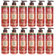 Pack of 12 Garnier Whole Blends 5 in 1 Curl Conditioner with Royal Hibiscus Shea Butter, 12 fl oz
