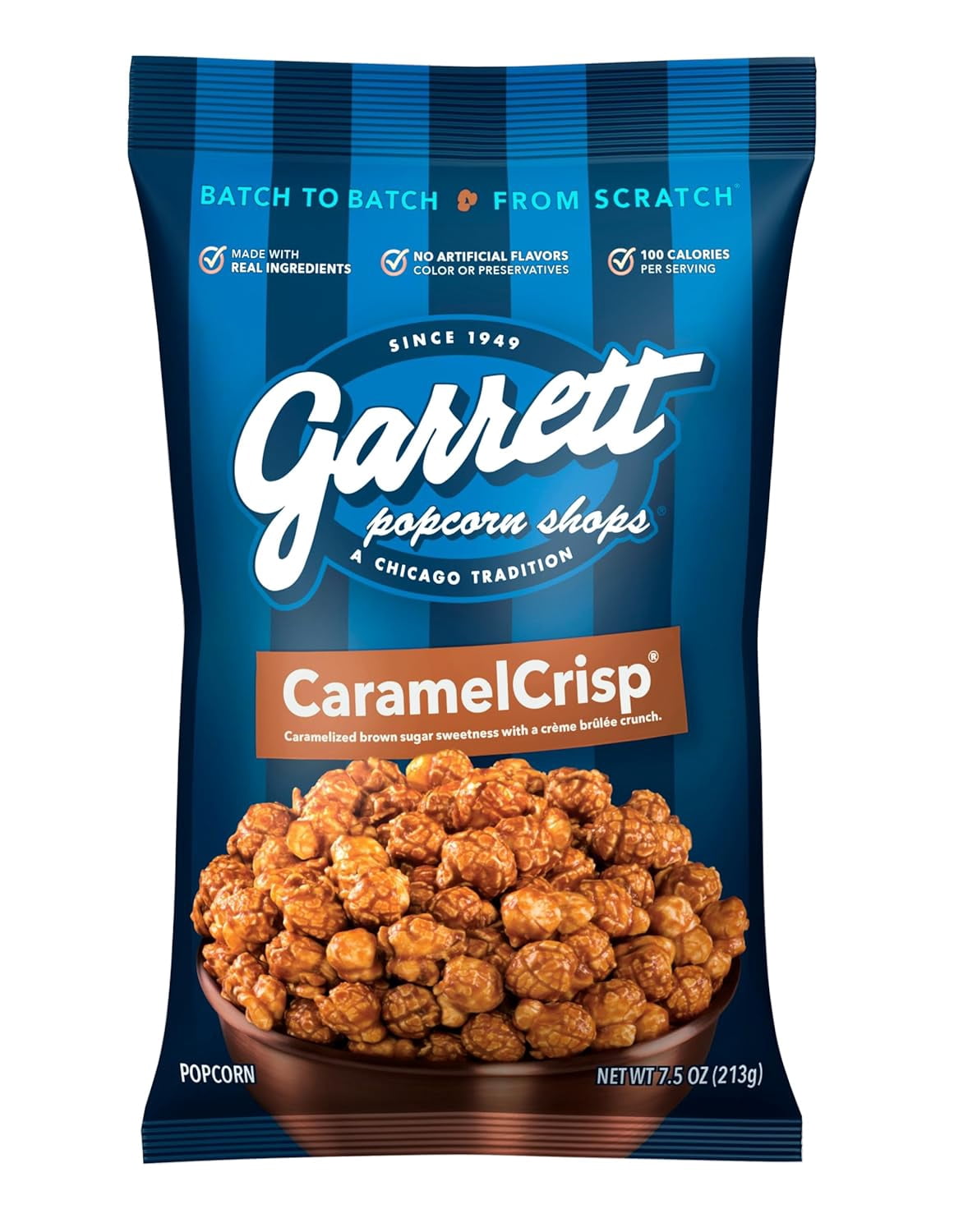 Pack of 12, Garrett Popcorn Shops CaramelCrisp Popcorn, 7.5 oz