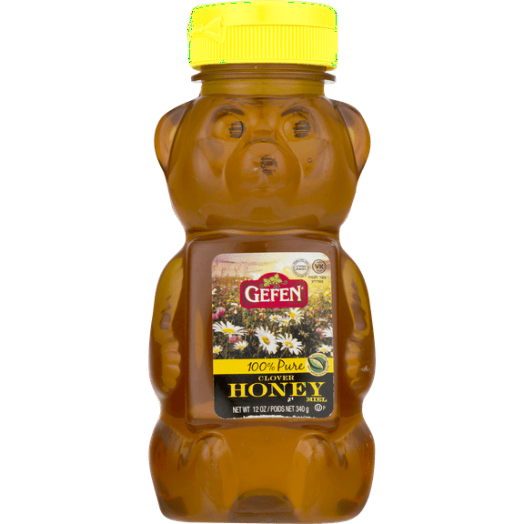 Pack of 12, Gefen 100% Pure Clover Honey, 12 oz