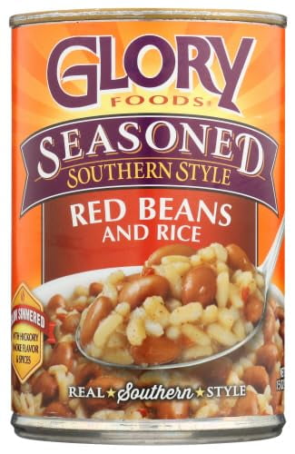 (Pack of 12) Glory Foods Red Beans & Rice Seasoned 15 Oz