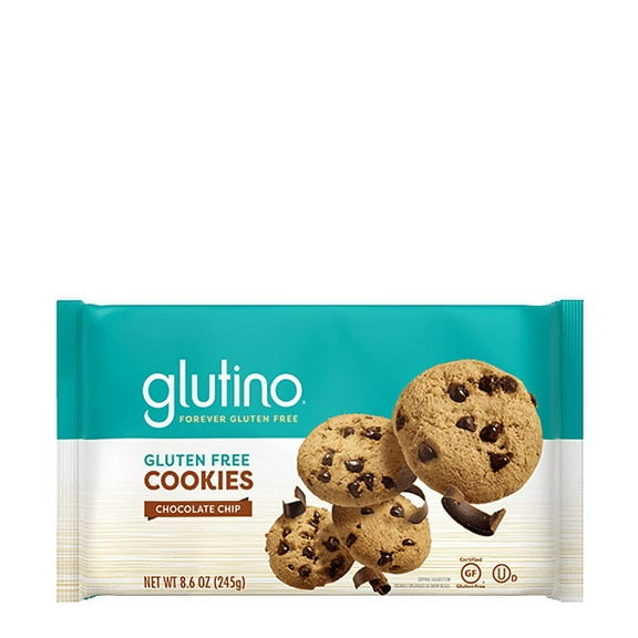 Pack of 12, Glutino Chocolate Chip Cookies, 8.6 oz