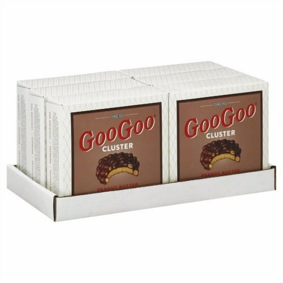 Pack of 12 Goo Goo Cluster Candy 3-Pack Peanut Butter 4.5 oz