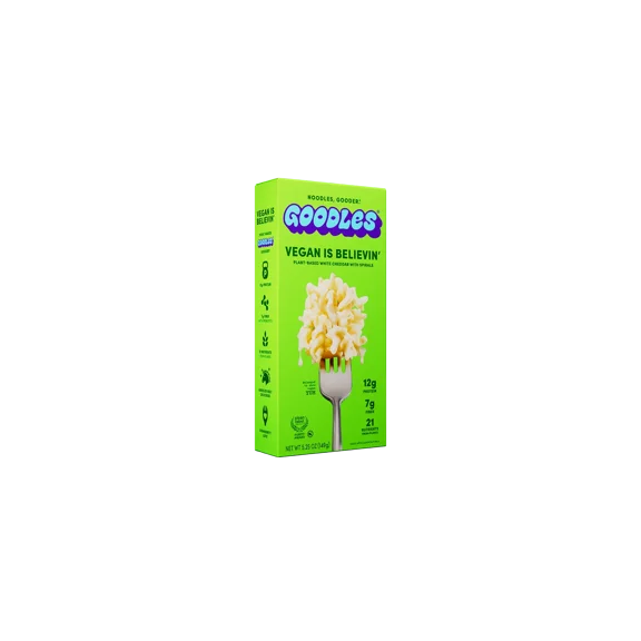 Pack of 12, Goodles Vegan Is Believin Mac & Cheese, 5.25 oz