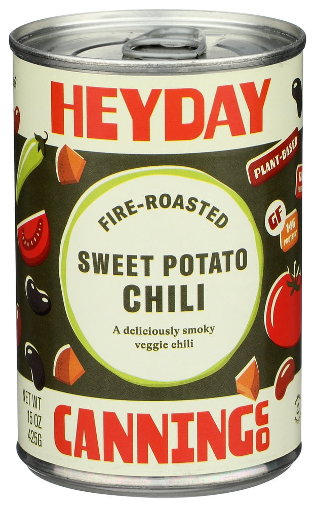 (Pack of 12) Heyday Canning Co Chili Sweet Potato Fire Roasted 15 oz