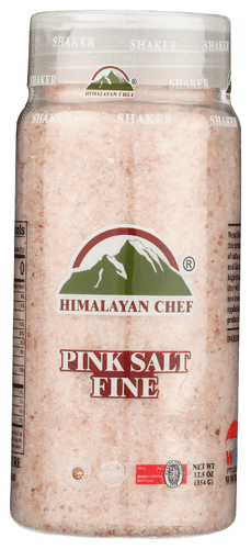 (Pack of 12) Himalayan Chef Salt Plastic Shaker Pink Fine 12.5 Oz