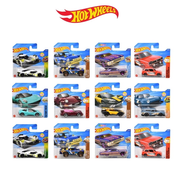 Pack of 12 Hot Wheels 1:64 Scale Mystery Random Assortment