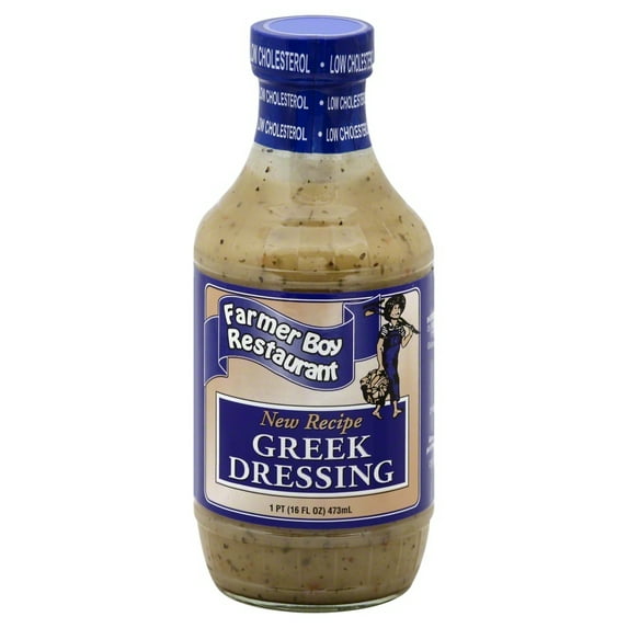Pack of 12, House Recipe Greek Dressing, 16 oz