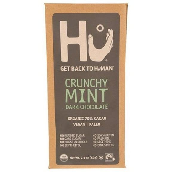(Pack of 12) Hu Chocolate Crunchy Mint 2.1 Oz