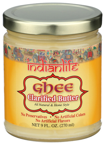 (Pack of 12) Indianlife Clarified Butter Ghee 9 oz