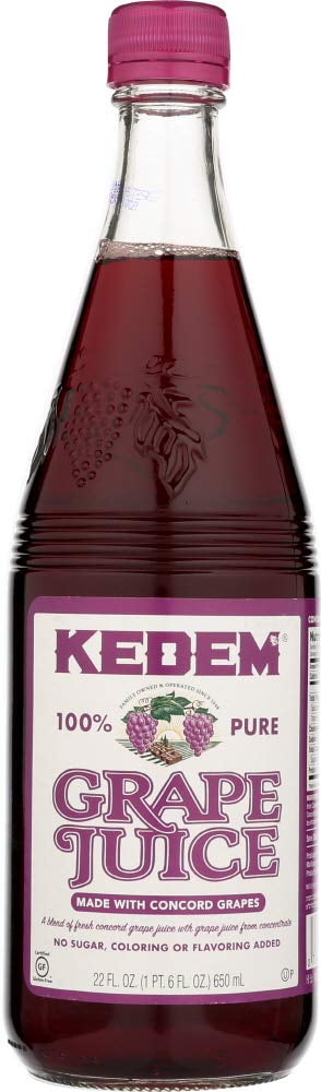 Pack of 12, Kedem Grape Juice, 22 fl oz