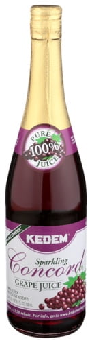 (Pack of 12) Kedem Sparkling Concord Juice 25.4 Fo