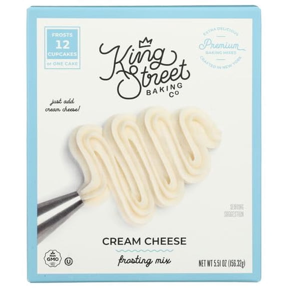 (Pack of 12) King Street Baking Co Frosting Mix Cream Cheese 5.51 Oz