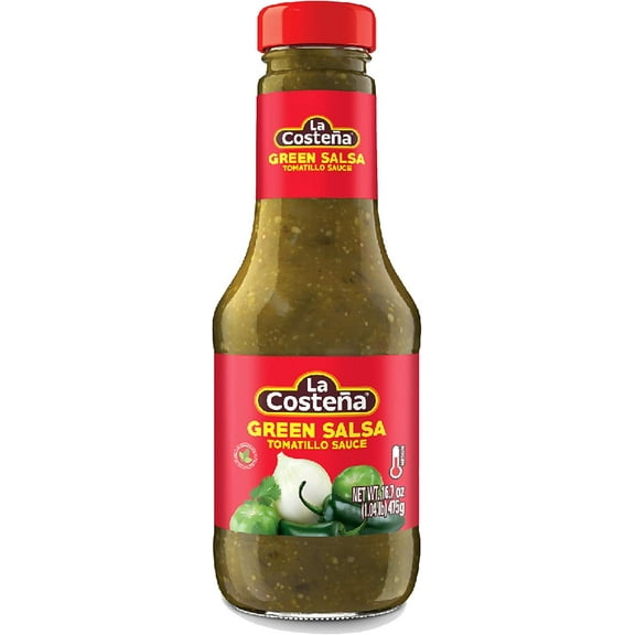 Pack of 12, La Costena Green Salsa Tomatillo Sauce, 16.7 oz