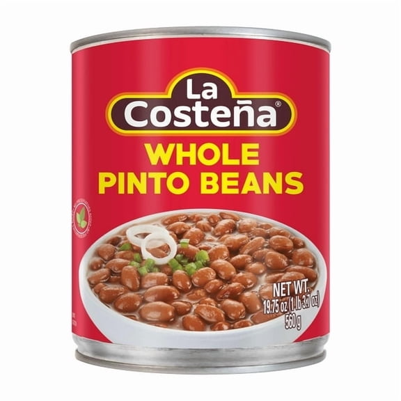 Pack of 12, La Costena Whole Pinto Beans, 19.75 oz