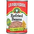 thumbnail image 1 of Pack of 12, La Preferida Mild Green Chile Refried Beans, 16 oz, 1 of 6