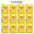 thumbnail image 1 of Pack of 12 Lay's Classic Potato Chips, Crispy Gluten free Potato snacks, 1 of 1