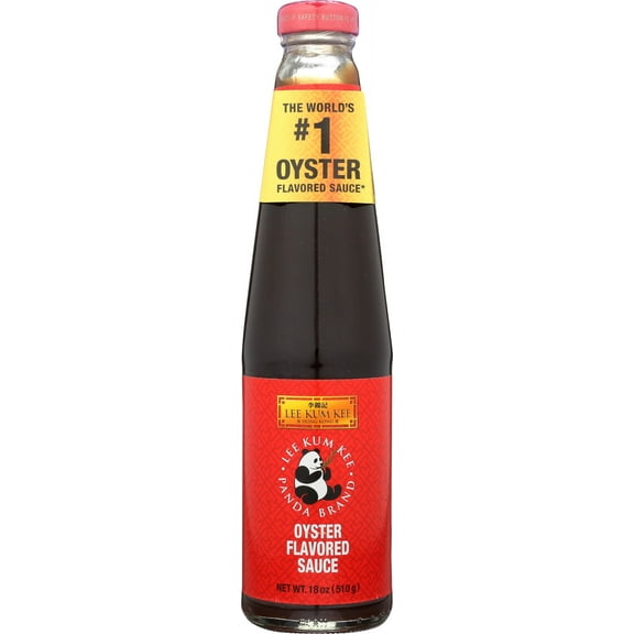 Pack of 12, Lee Kum Kee Panda Brand Oyster Flavored Sauce, 18 oz