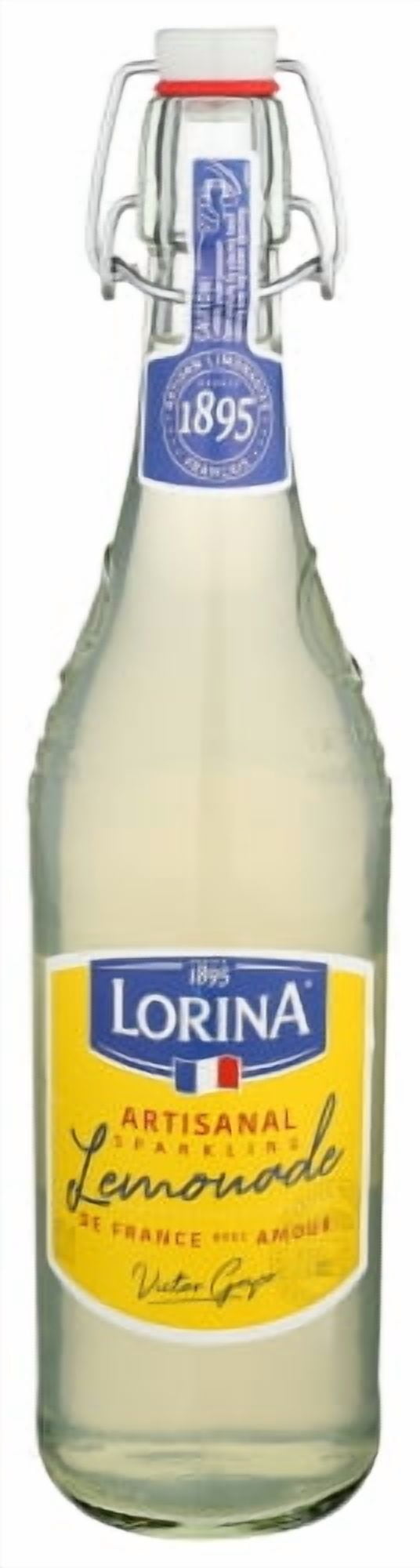 (Pack of 12) Lorina Beverage Artisanal Sparkling Lemonade 25.4 fl oz