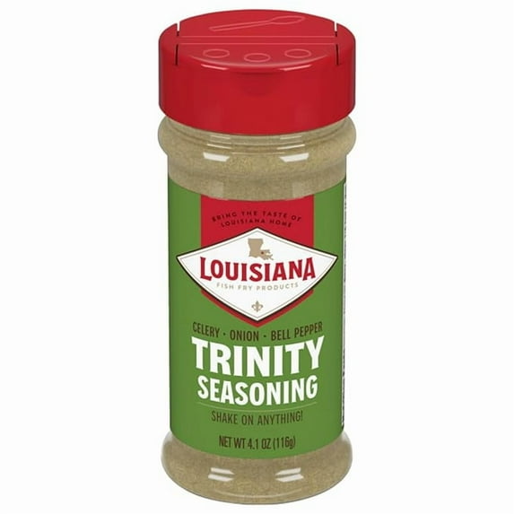(Pack of 12), Louisiana Fish Fry Trinity Shake Seasoning Blend, 4.1 oz