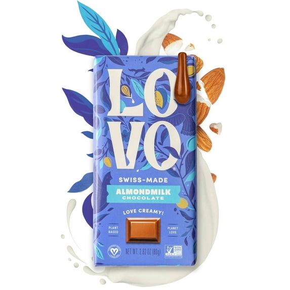 (Pack of 12), Lovo Almondmilk Chocolate, 2.82 oz