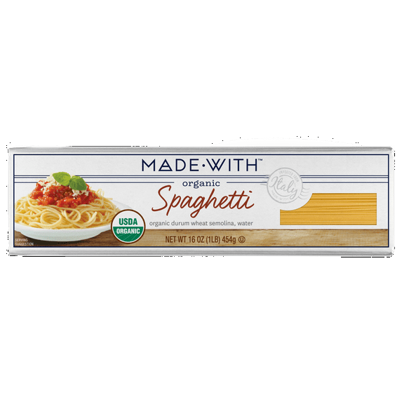 Pack of 12, Made With Organic Spaghetti, 16 oz