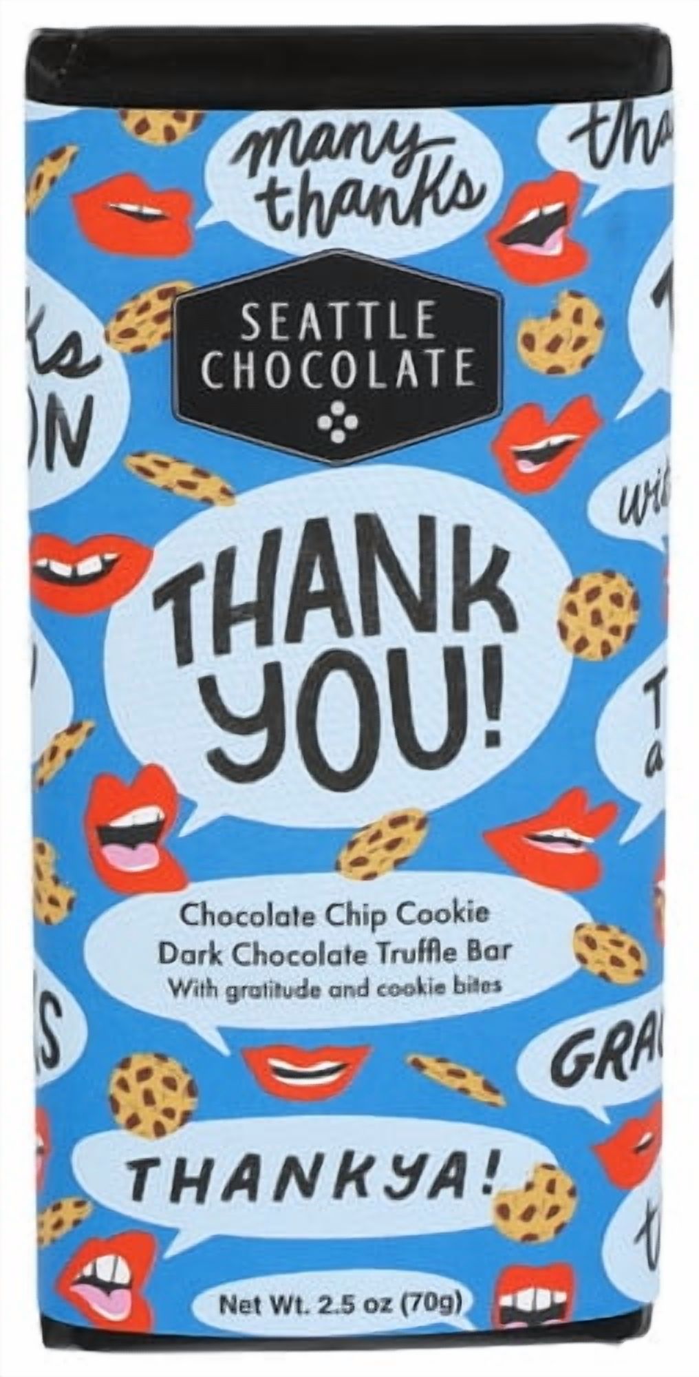 Seattle Chocolate Moon Rocks Milk Chocolate Truffle Bars With Popping Candy (Pack Of 12)