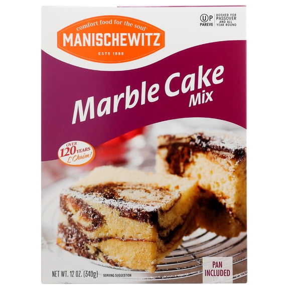 Pack of 12, Manischewitz Marble Cake Mix, 12 oz