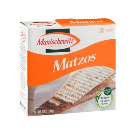 (Pack of 12) Manischewitz Unsalted Matzo, 10 Ounce