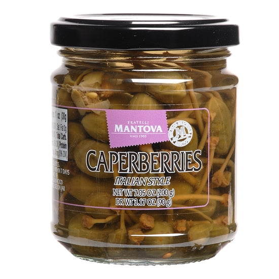 (Pack of 12), Mantova Caperberries, 7.05 oz