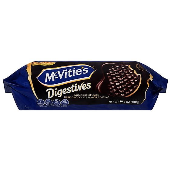 Pack of 12, Mcvities Digestives Dark Chocolate Rolls, 10.5 oz