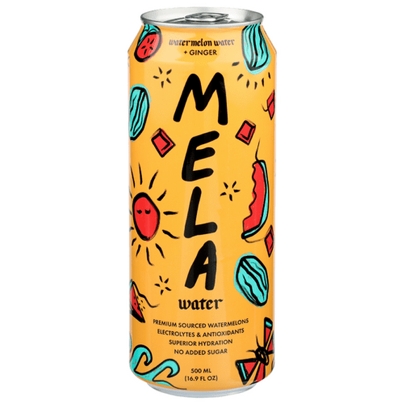Pack of 12 Mela Juice Watermelon Ginger 16.9 fl oz