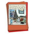 thumbnail image 1 of Pack of 12 Merry Christmas Cards Funny (1 Design, 12 Cards) - Prescription Brownies C4331XSG-B12, 1 of 6