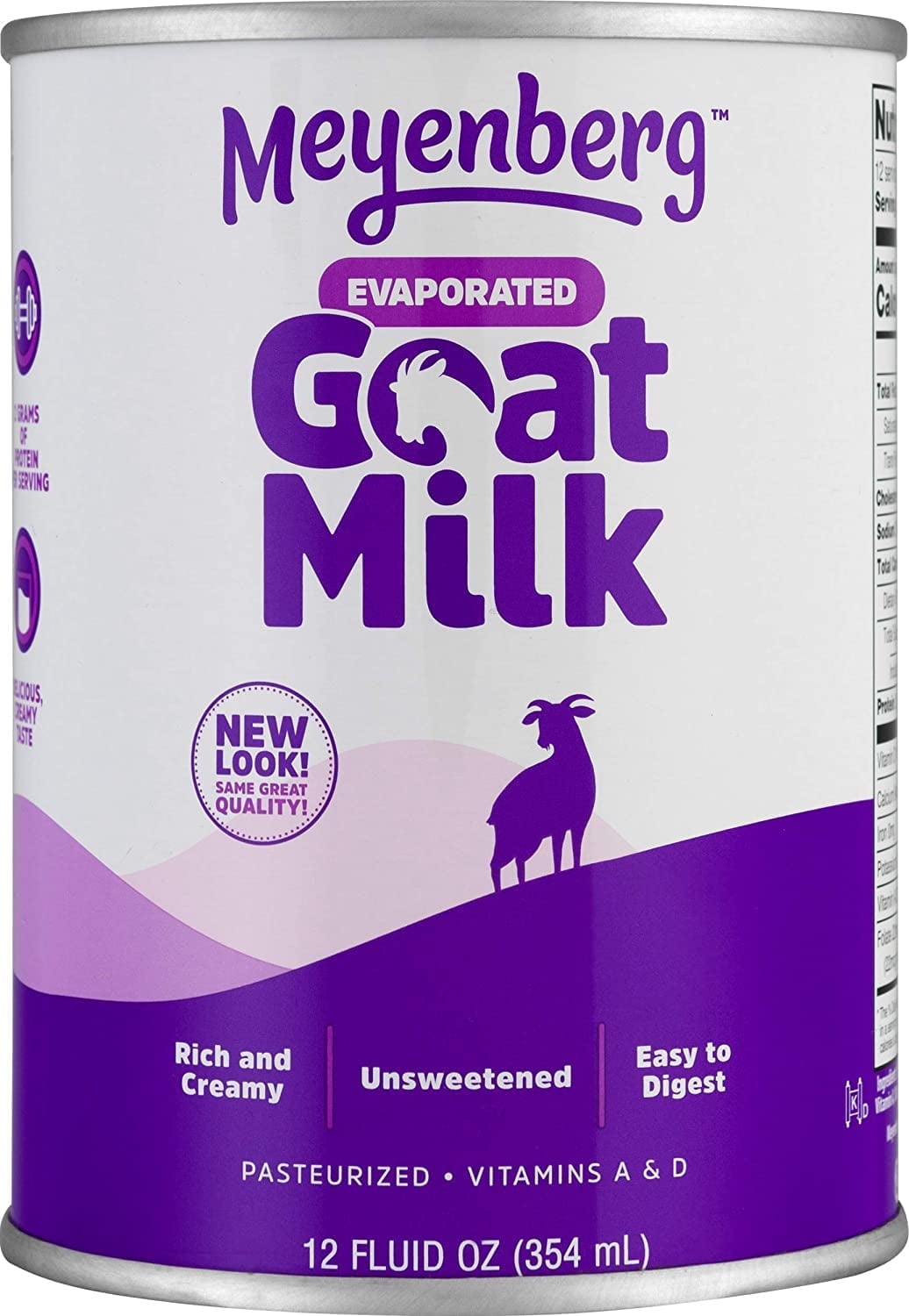 (Pack of 12) Meyenberg Evaporated Goat Milk, 12 fl oz