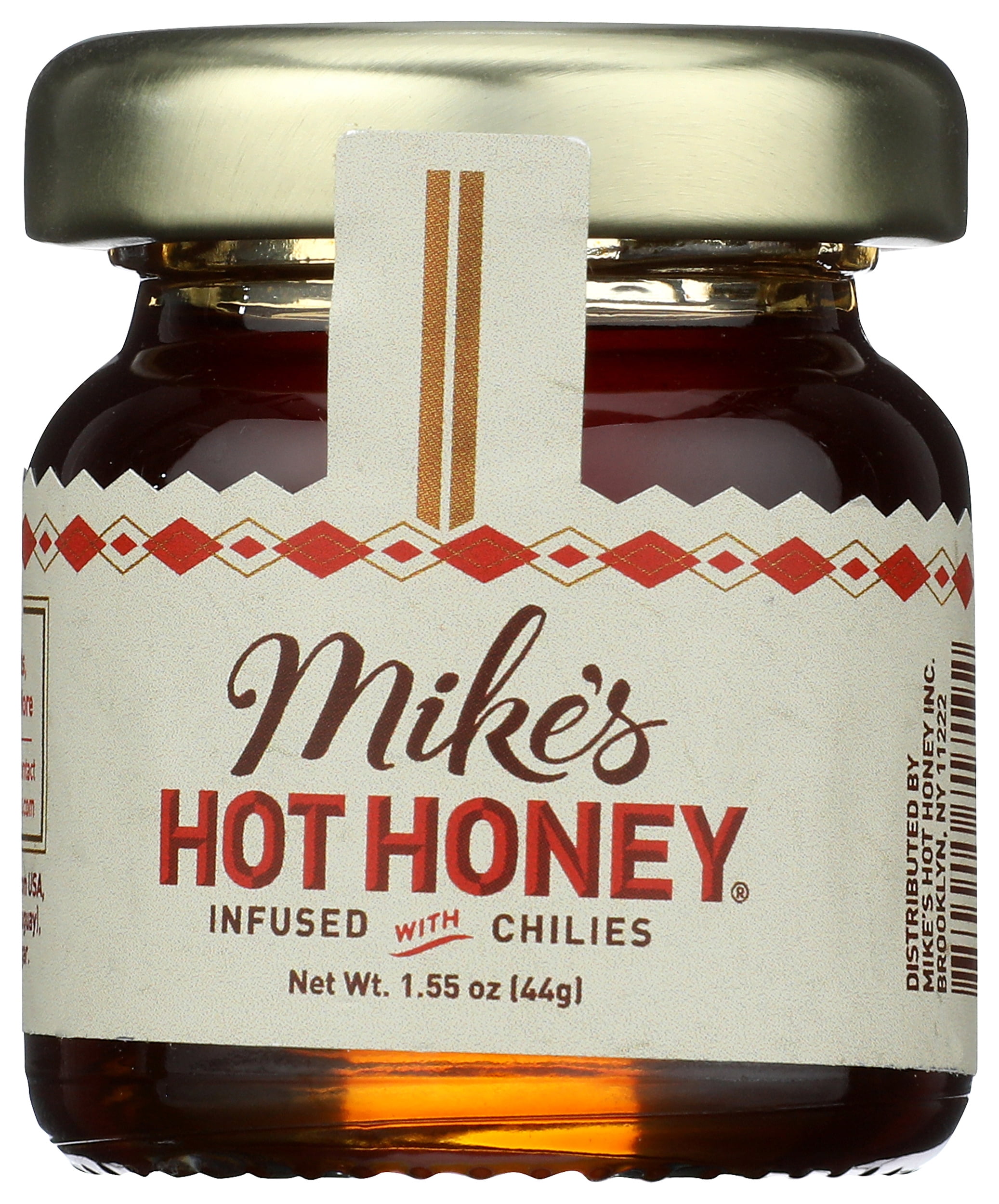 Pack of 12, Mikes Hot Honey Infused with Chilies, 1.55 oz