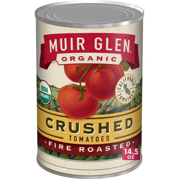 (Pack of 12) Muir Glen Organic Crushed Fire Roasted Tomatoes, 14.5 oz