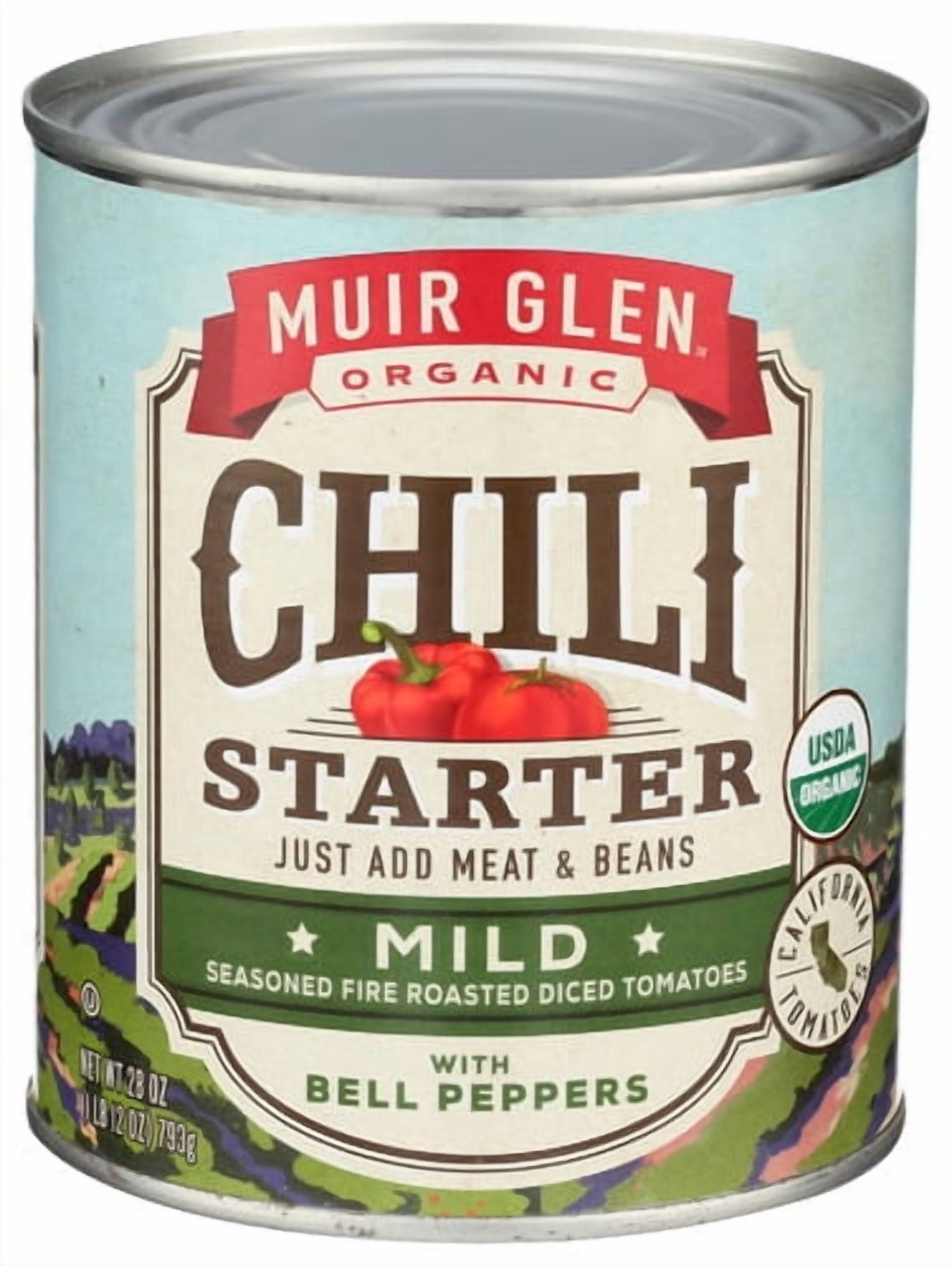 (Pack of 12) Muir Glen Tomato Chili Starter Mild 28 oz