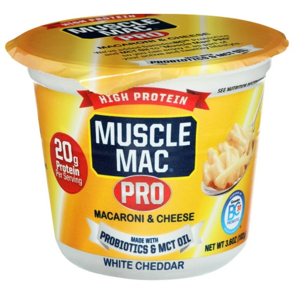 Pack of 12 Muscle Mac Mac & Cheese Pro MCT Oil Cup 3.6 oz