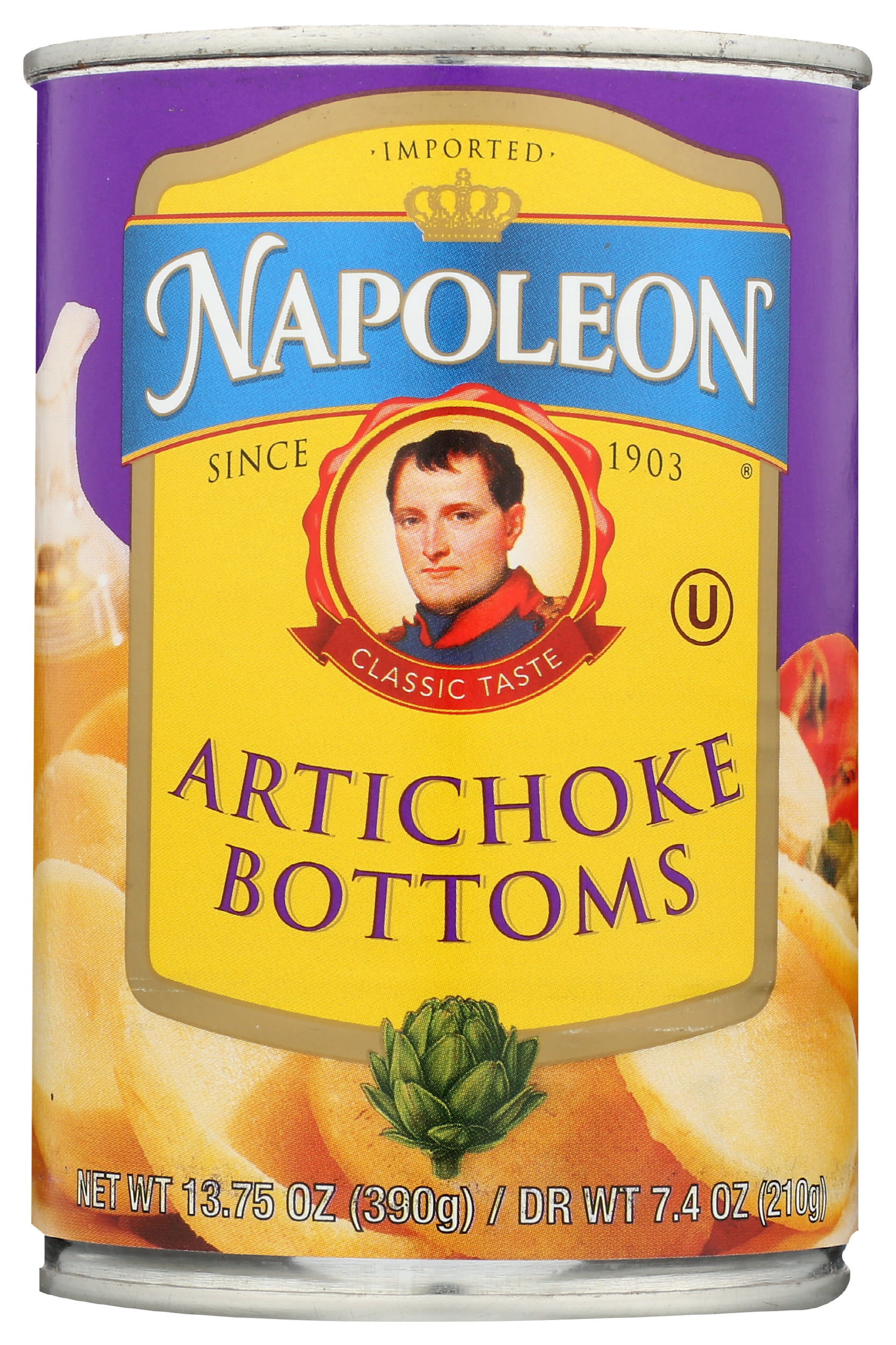 Pack of 12, Napoleon Artichoke Bottoms, 13.75 oz