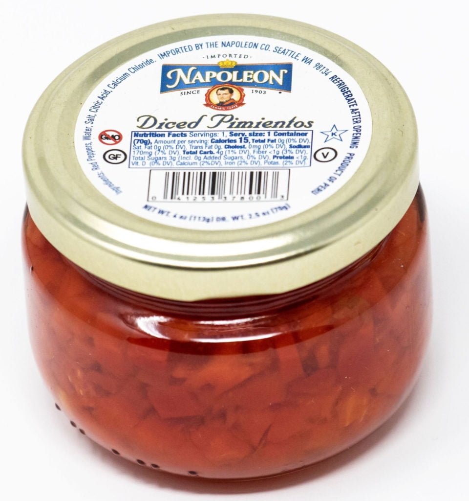 (Pack of 12), Napoleon Diced Pimientos, 4 oz