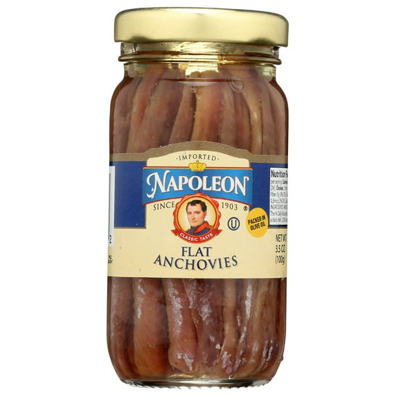 Pack of 12, Napoleon Flat Anchovies, 3.5 oz