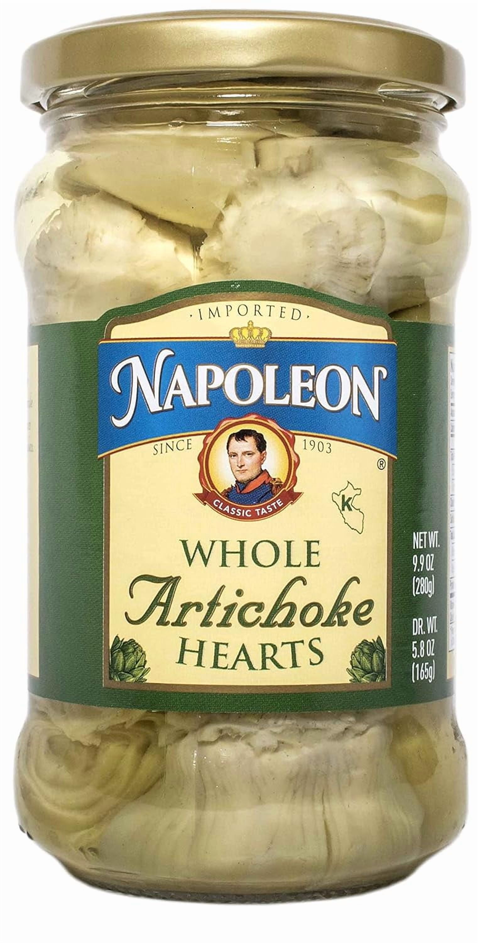 Pack of 12, Napoleon Napoleon Whole Artichoke Hearts, 9.9 oz