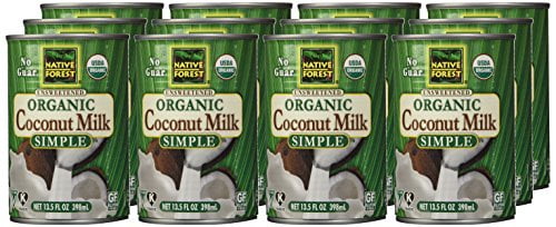 (Pack of 12) Native Forest Organic Coconut Milk, Pure & Simple, 13.5 Oz