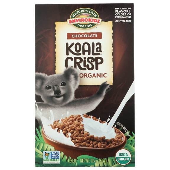 Pack of 12, Natures Path Chocolate Koala Crisp Cereal, 11.5 oz