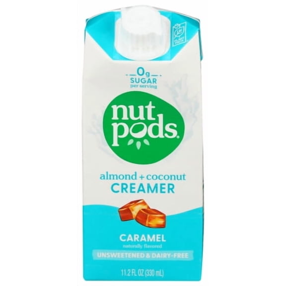 (Pack of 12) Nutpods Unsweetened Caramel Creamer 11.2 Fl Oz