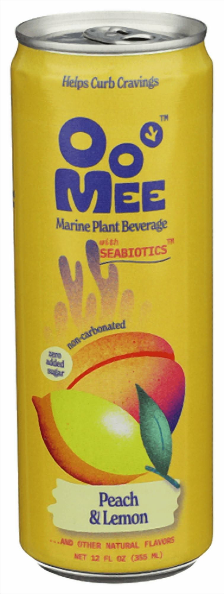 (Pack of 12) Oomee Beverage Peach Lemon 12 Fo