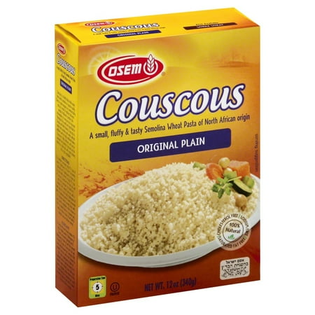 Pack of 12, Osem Original Plain Couscous, 12 oz