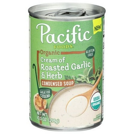 (Pack of 12) Pacific Foods Cream of Roasted Garlic Herb Soup 10.5 Oz